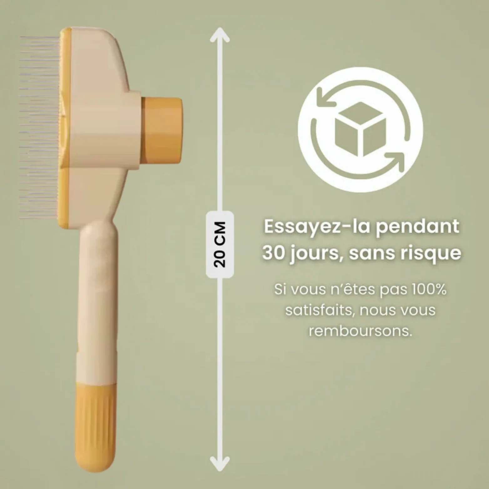 Brosse anti-poil pour chat - Image 7